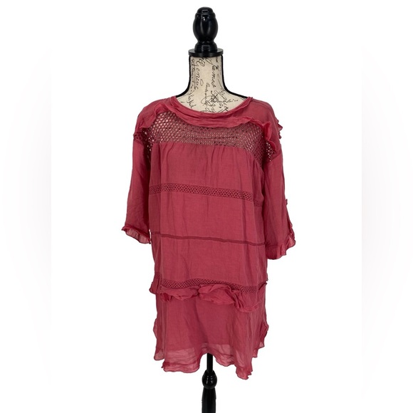 Isabel Marant Cassy Lace Inset Ruffle Dress - Picture 7 of 10